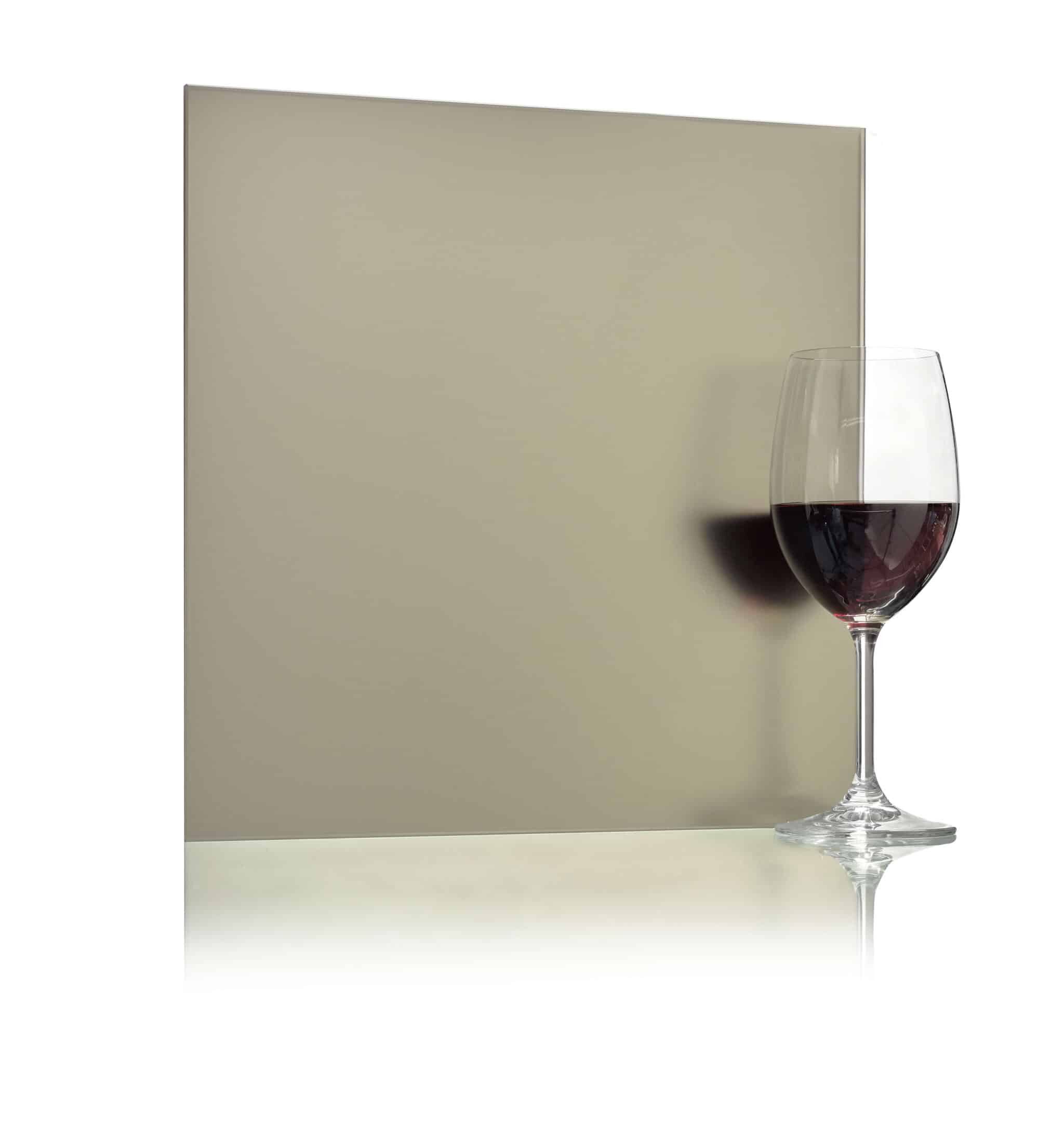 Bronze Acid-etched Mirror