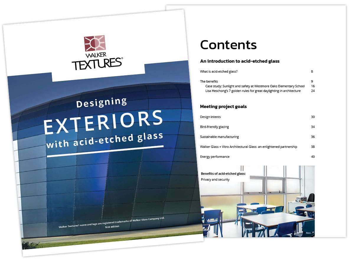 eGuide of Designing Exteriors with Acid-Etched Glass