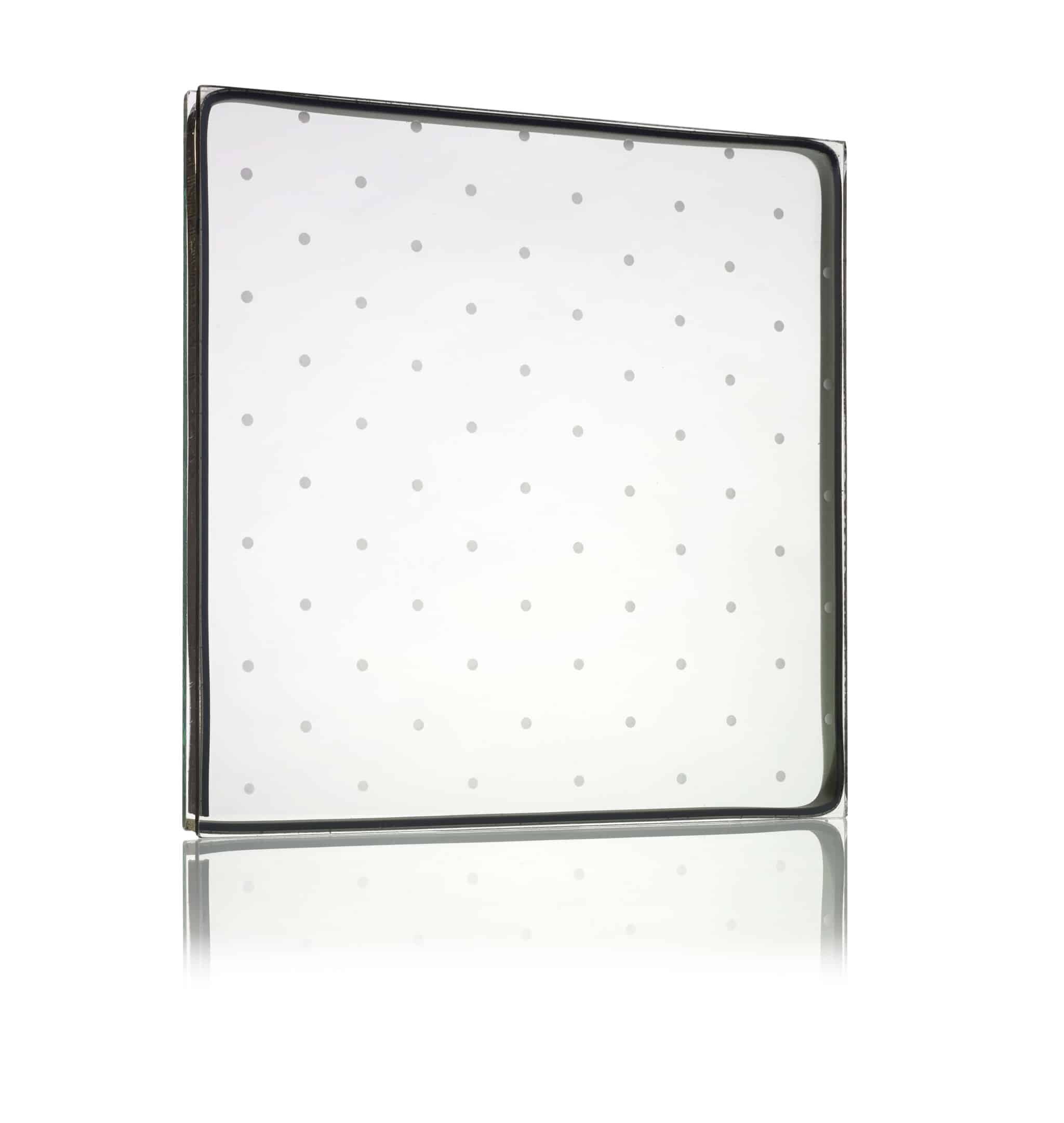 12" sample of AviProtek-E bird friendly glass pattern 217